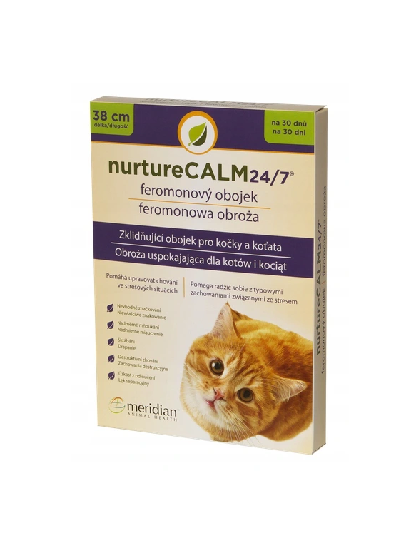 NurtureCalm 24/7 Feline Pheromone Collar- obroża feromonowa uspokajająca dla kota