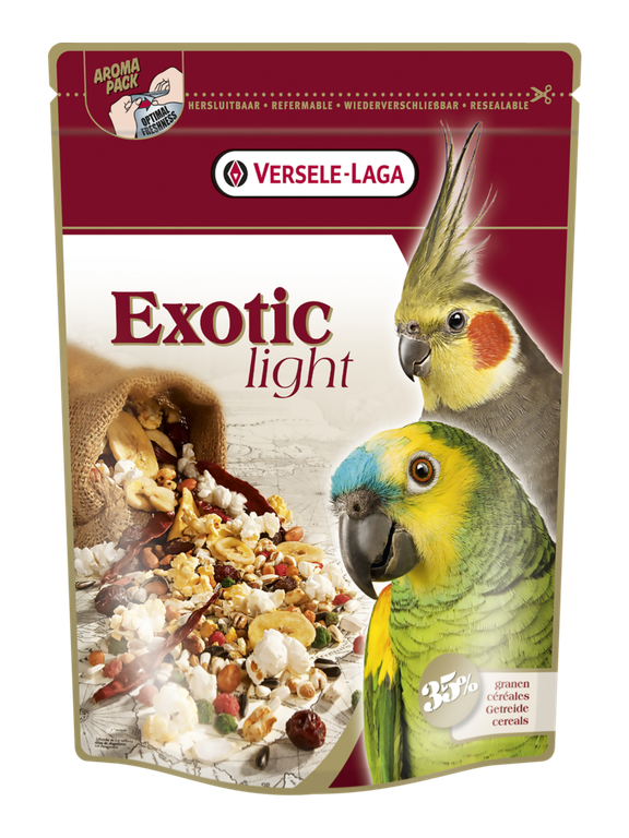 VERSELE-LAGA Exotic Light - mieszanka z prażonymi ziarnami dla dużych i średnich papug 750g