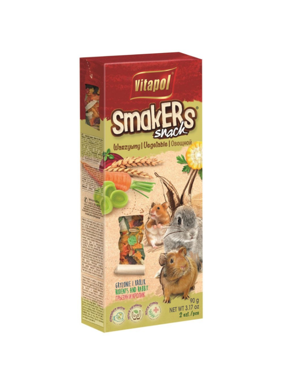 VITAPOL Kolby dla gryzoni „Smakers” warzywny 2 szt.