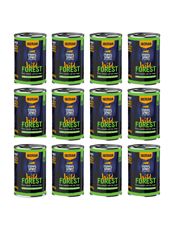 PRIMAL SPIRIT Iberian Wild Forest 12x400g puszka