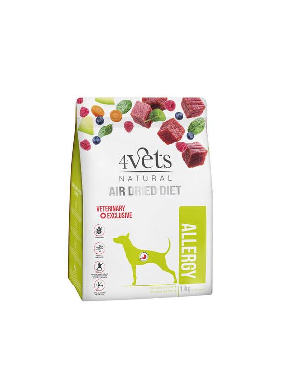 4Vets Natural Allergy karma suszona dla psów z alergią pokarmową 1kg