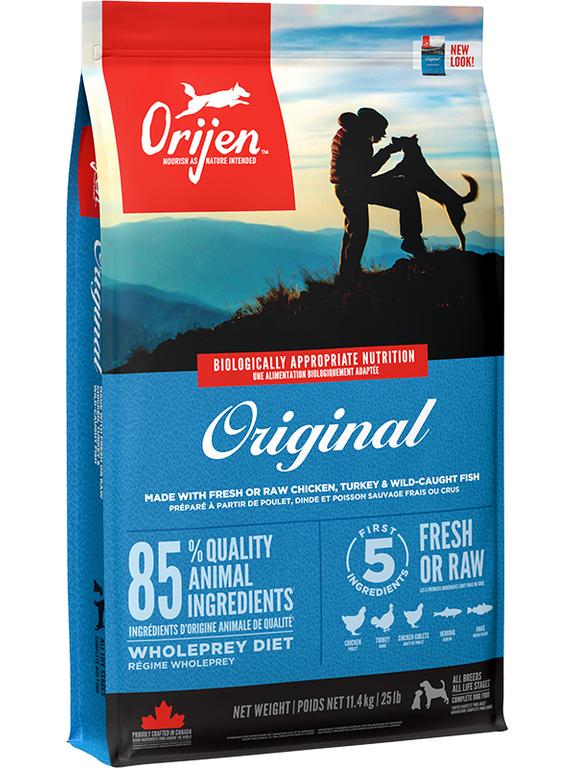 ORIJEN Original Dog 11,4kg + niespodzianka dla psa GRATIS!