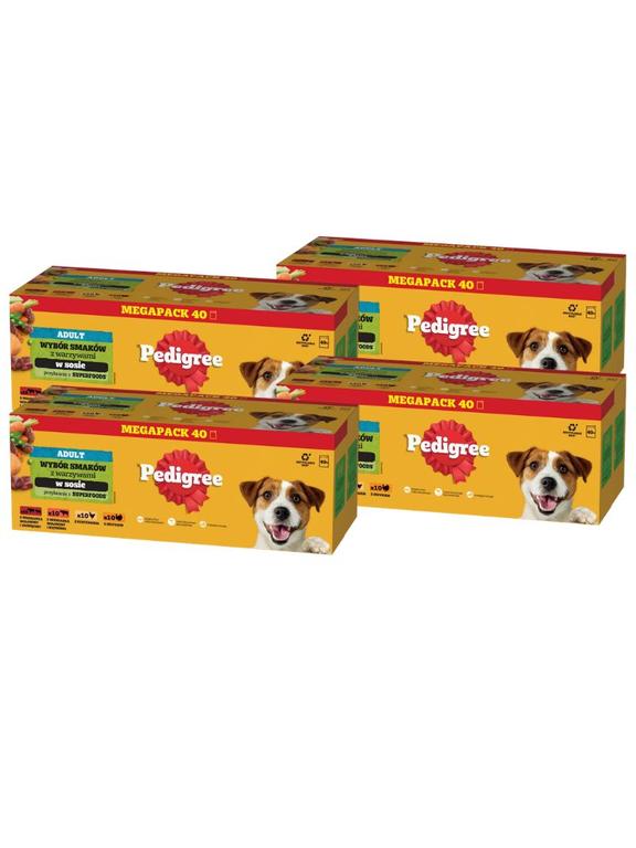 PEDIGREE Adult Mix Smaków w sosie 160x100g