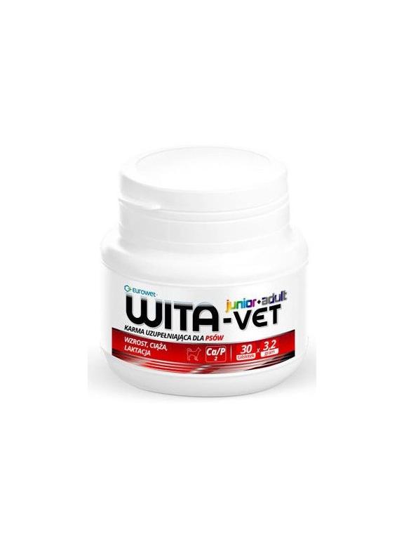 WITA-VET Ca/P = 2, 3,2g Junior+Adult 100 tabletek