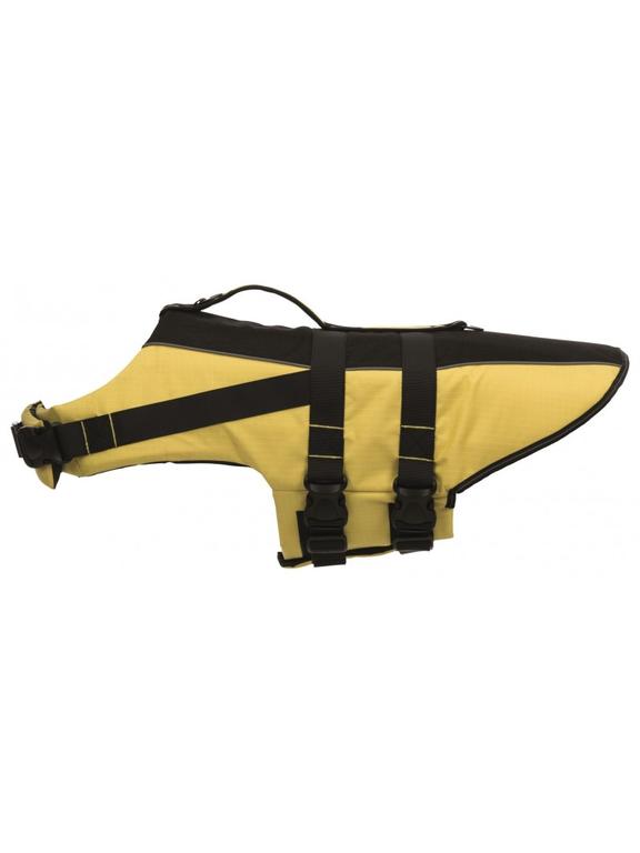 TRIXIE Kamizelka ratunkowa dla psów, XL: 65 cm: 60–96 cm, żółta/czarna