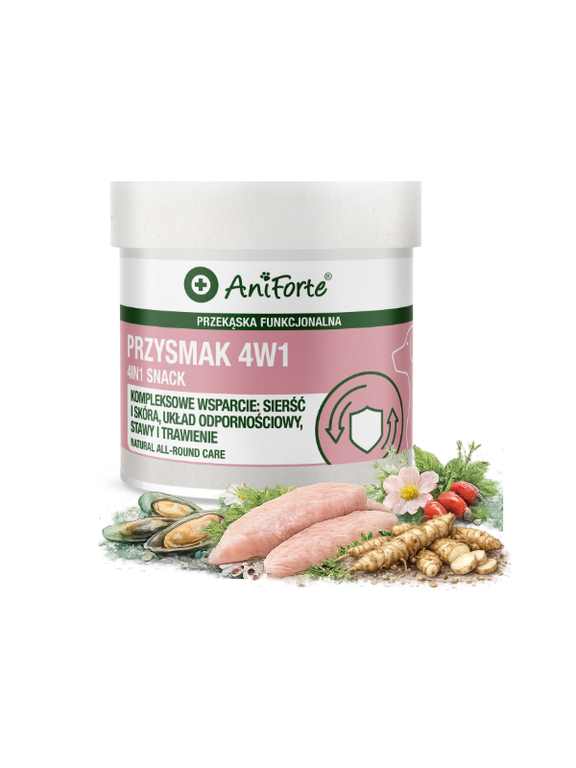AniForte 4w1 Kompleksowe wsparcie - przysmak dla psa 50g