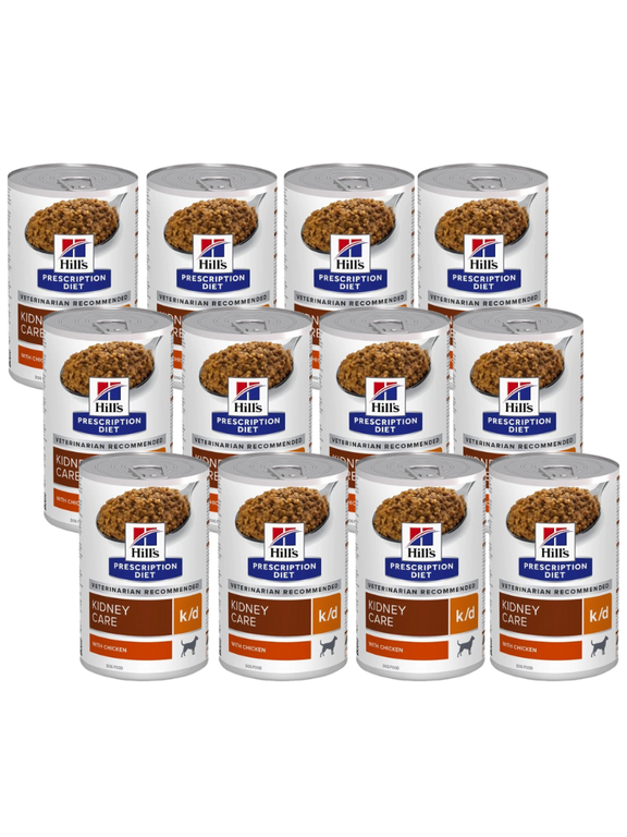 HILL'S PD Prescription Diet Canine k/d 12x350g - puszka
