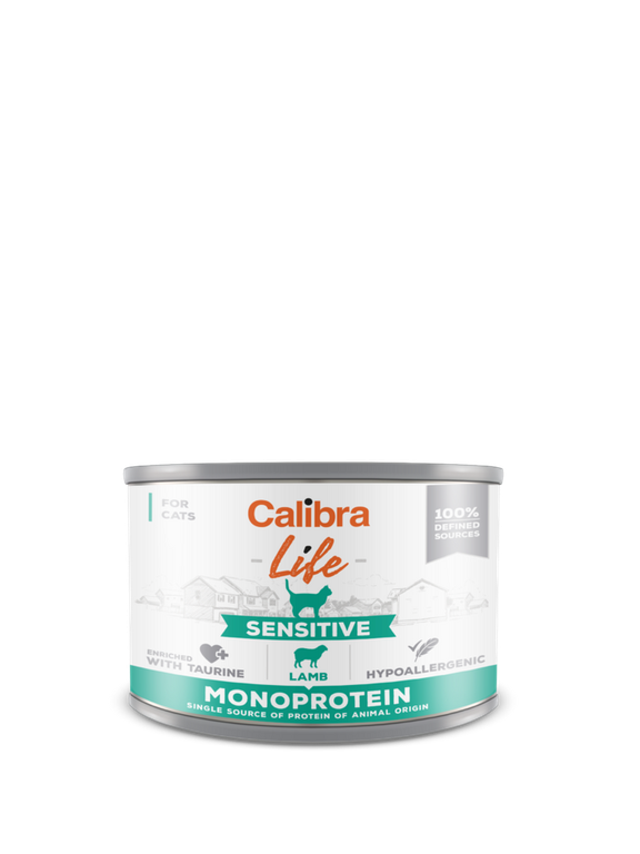 CALIBRA Cat Life Sensitive Lamb 200g