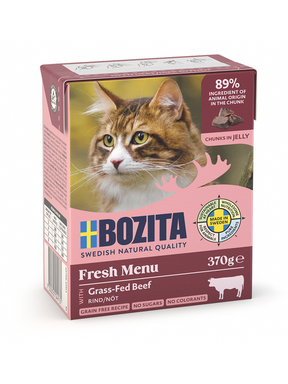 BOZITA Cat Siekana Wołowina W Galaretce 370g