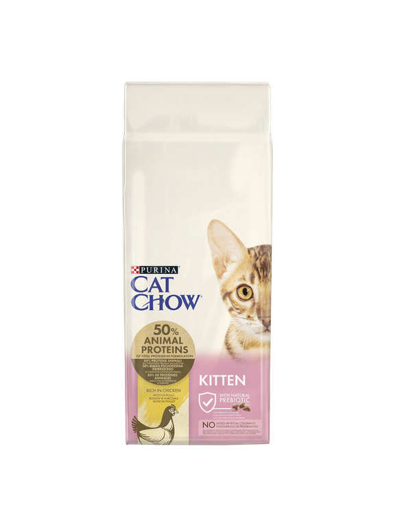 PURINA Cat Chow Kitten Karma bogata w kurczaka 15kg