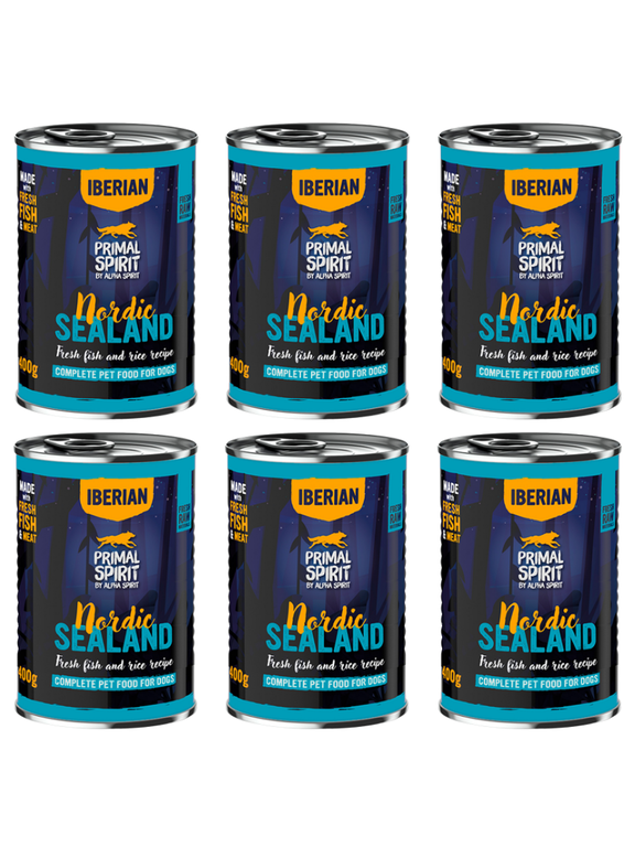 PRIMAL SPIRIT Iberian Nordic Sealand 6x400g puszka