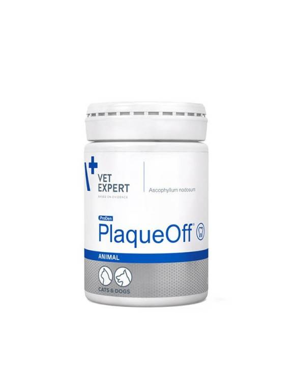 VET EXPERT PLAQUEOFF® ANIMAL - preparat do pielęgnacji zębów dla psów i kotów 20g