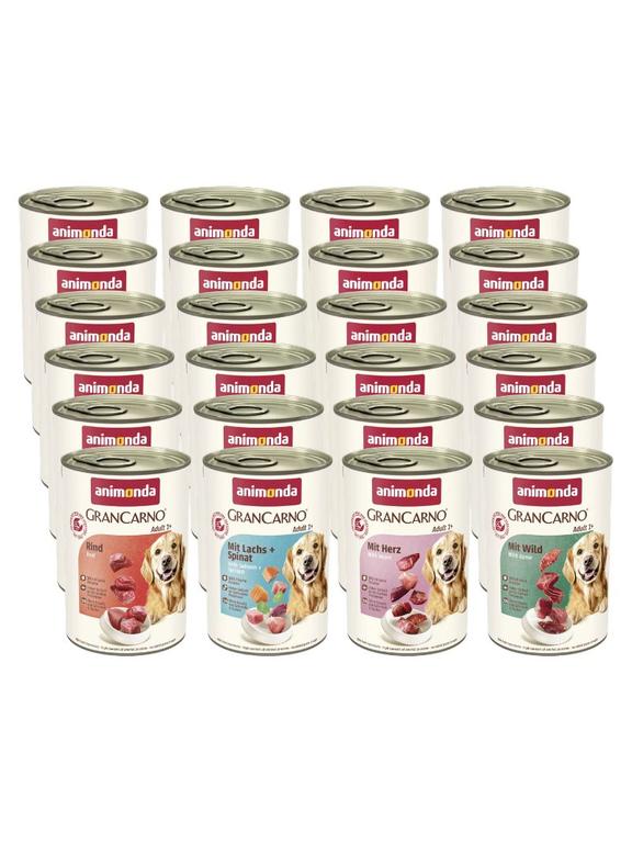 ANIMONDA GranCarno Adult Dog Mix Smaków 24x400g
