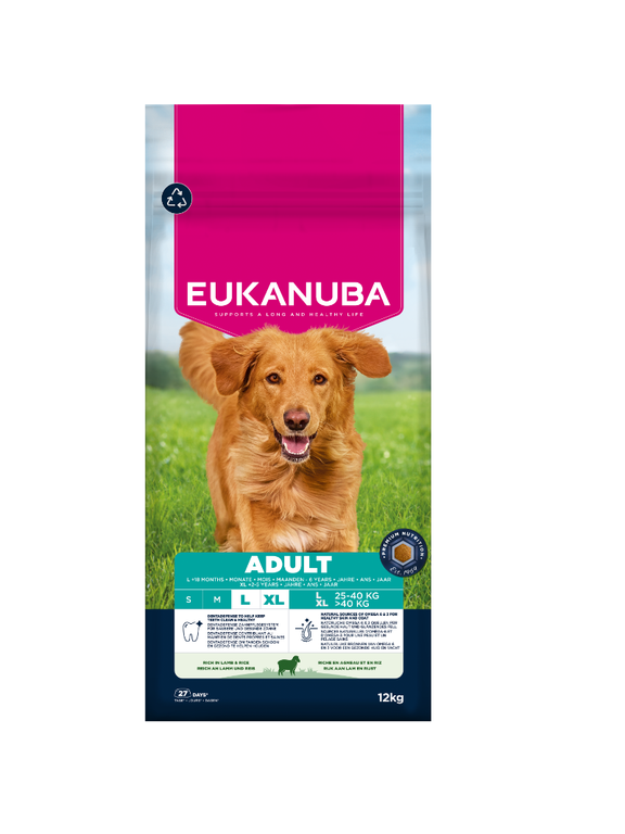 EUKANUBA Adult Large Breed Lamb&Rice 12kg