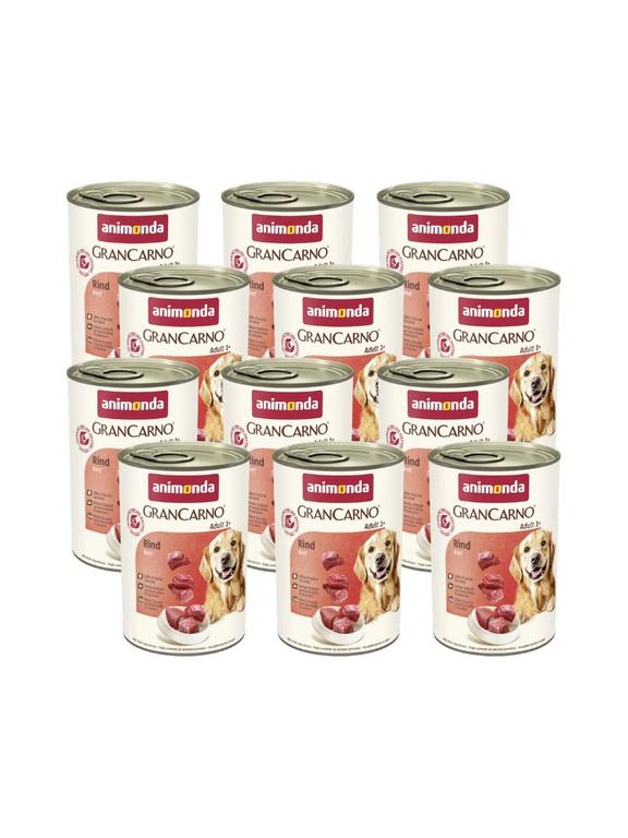 ANIMONDA GranCarno Adult Dog smak: Wołowina  12 x 400g