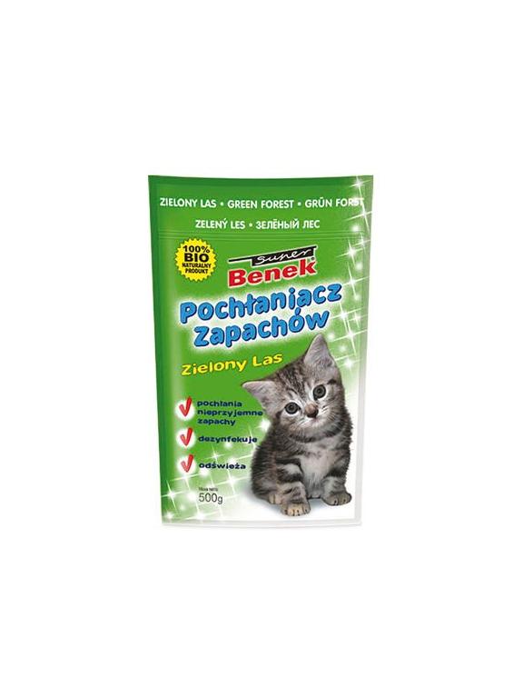 SUPER BENEK Pochłaniacz Zapachów Zielony Las 450g