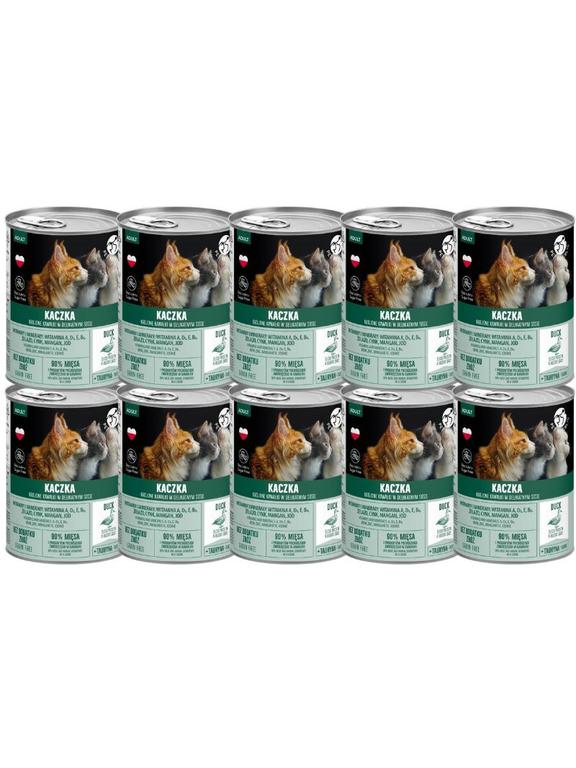PetRepublic kawałki w sosie z kaczką 10x400g dla kota