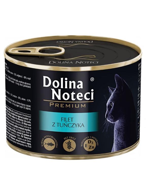 DOLINA NOTECI Premium dla kota filet z tuńczyka  185g