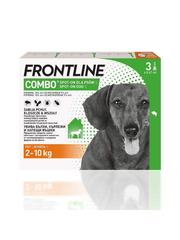 FRONTLINE Combo Spot -On Pies S 2-10kg (pipeta 3x 0,67ml)