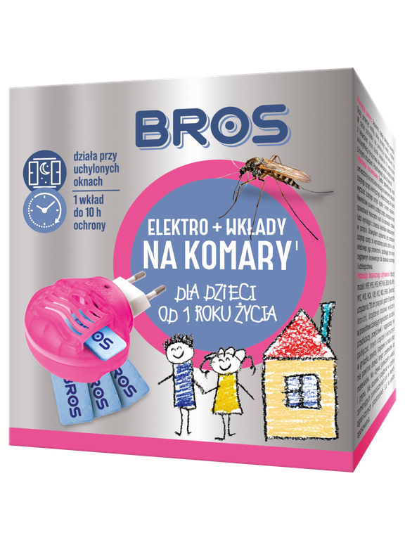 BROS - Elektro + wkłady na komary dla dzieci