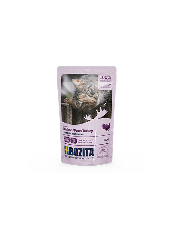 BOZITA Kawałki w sosie z indykiem (saszetka) 85g