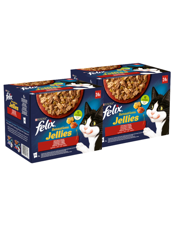 FELIX Sensations Wiejskie Smaki w galaretce: 48x85g