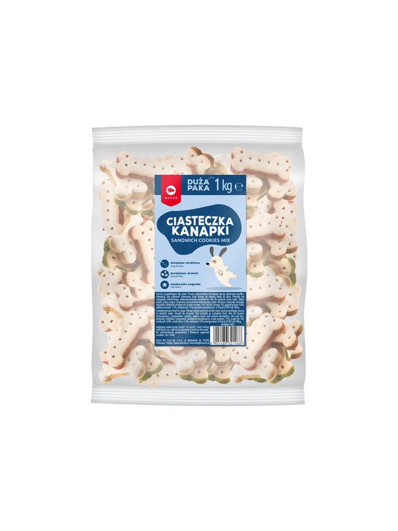MACED Ciastka Kanapka Kostka Mix 1kg