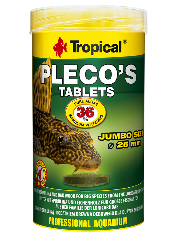 TROPICAL PLECO'S TABLETS 50ML/30G ca.11 szt.