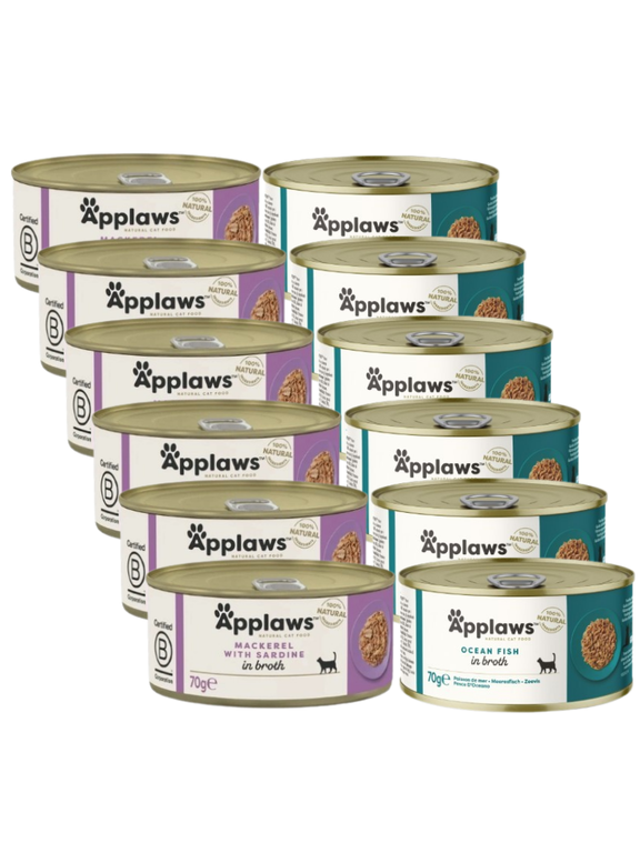 Applaws Cat Mix Smaków 12x70g PUSZKA