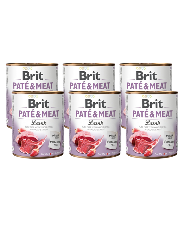 BRIT PATE & MEAT LAMB 6x800g