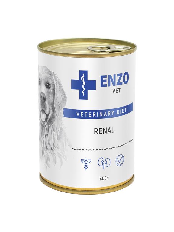ENZO VET Renal dieta na choroby nerek z wołowiną dla psów 400g