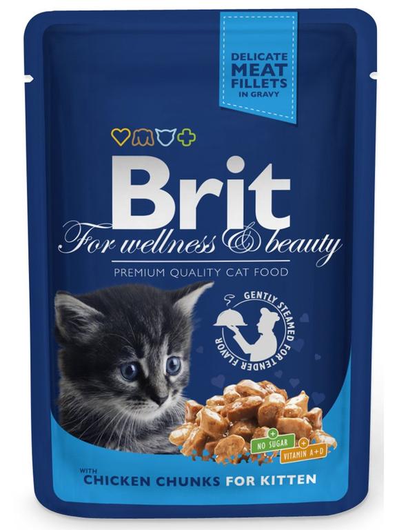 BRIT Cat Kitten Kurczak 100g