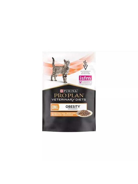 PRO PLAN Veterinary Diets OM St/Ox Obesity Management Karma dla kotów z kurczakiem 85g