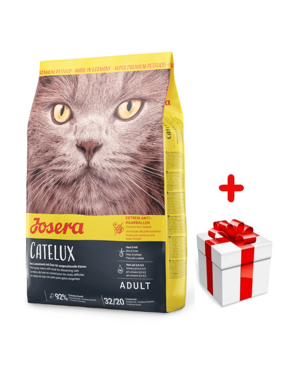 JOSERA Catelux 400g + niespodzianka dla kota GRATIS!