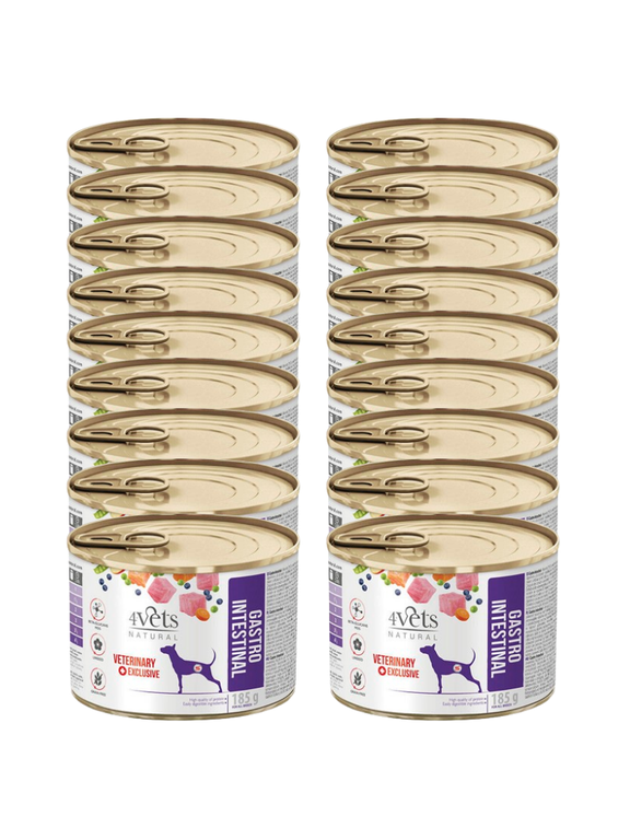 4Vets Dog Gastro Intestinal 18x185g