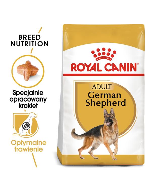 ROYAL CANIN German Shepherd Adult 11kg karma sucha dla psów dorosłych rasy owczarek niemiecki / Opakowanie uszkodzone (8961) !!!