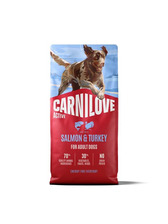 CARNILOVE Active Dog Salmon & Turkey for Adult 12kg