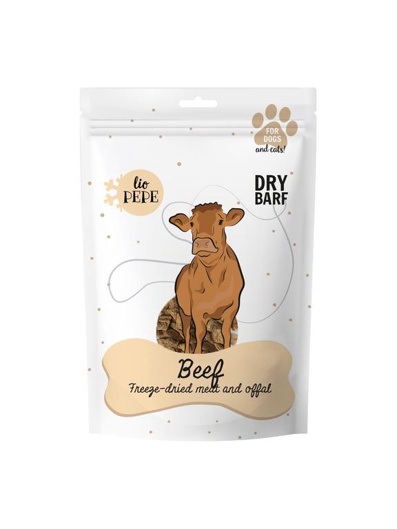 PAKA ZWIERZAKA - Przysmak liofilizowany Lio PEPE Beef (wołowina mięso) 60g