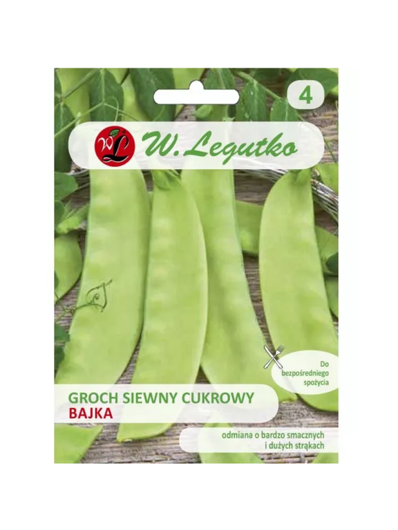 Groch siewny cukrowy Bajka - późna
