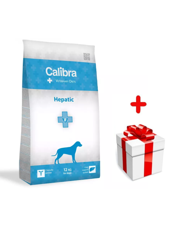Calibra Veterinary Diets Dog Hepatic 12kg + Niespodzianka dla psa GRATIS