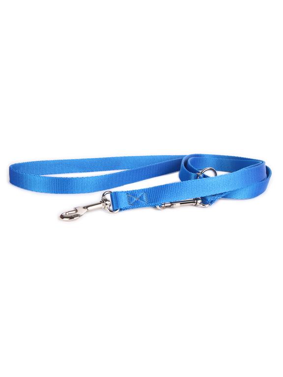 DogStuffs Smycz Regulowana – Niebieska 20mm/220cm