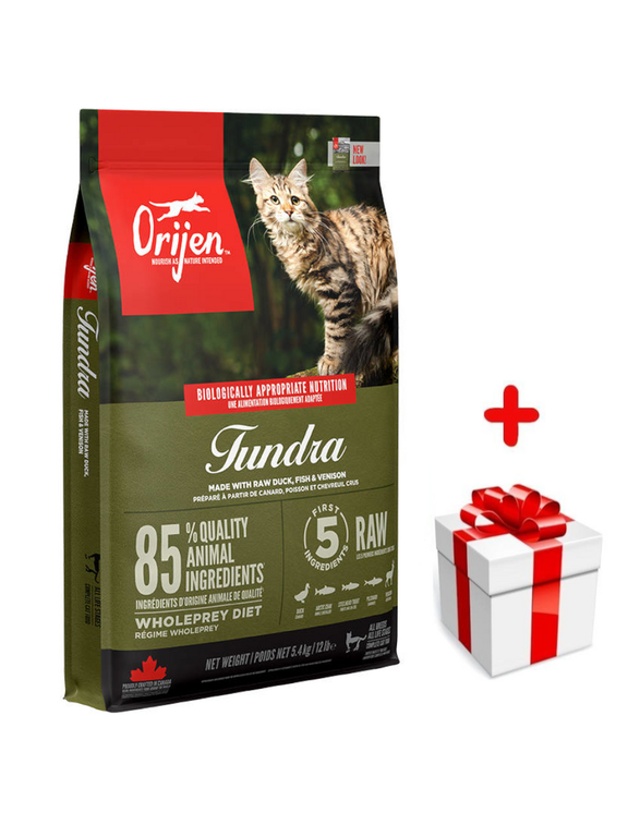 ORIJEN Tundra Cat 5,4kg + niespodzianka dla kota