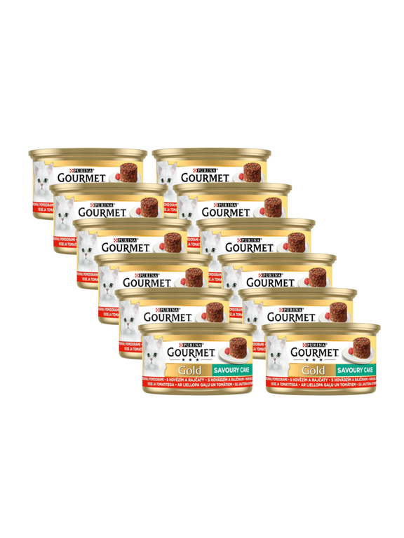 Purina Gourmet Gold wołowina w pomidorach 12x85g