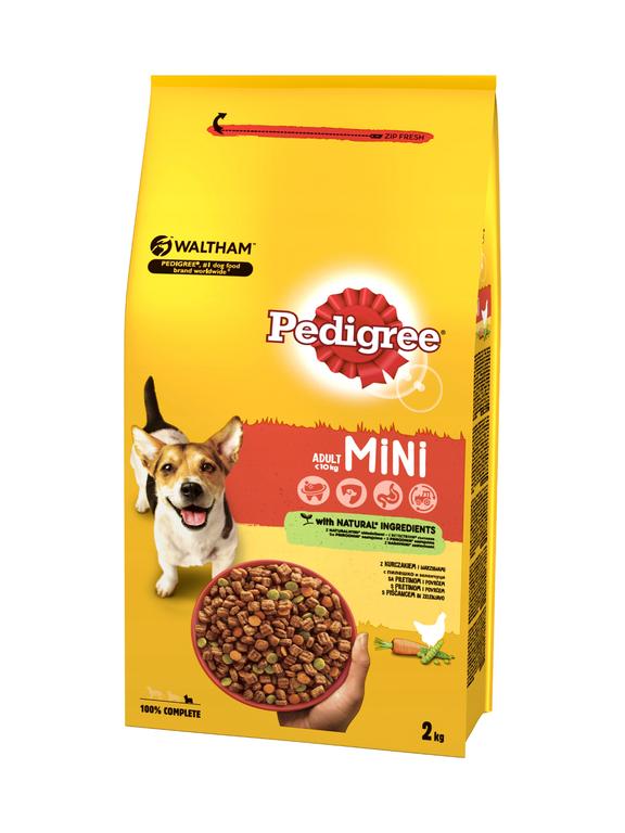 PEDIGREE Adult 2,6kg (małe rasy) - sucha karma dla psów z kurczakiem i warzywami