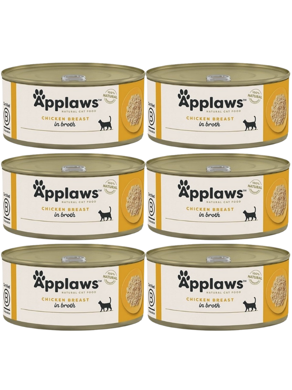 Applaws Cat Pierś z Kurczaka 6x70g PUSZKA