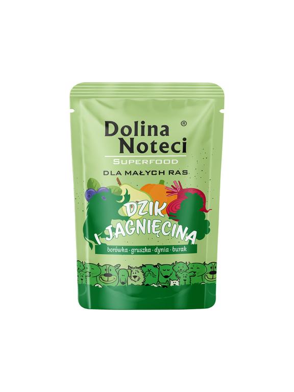 Dolina Noteci Superfood Karma mokra dla psów małych ras dzik i jagnięcina 100 g