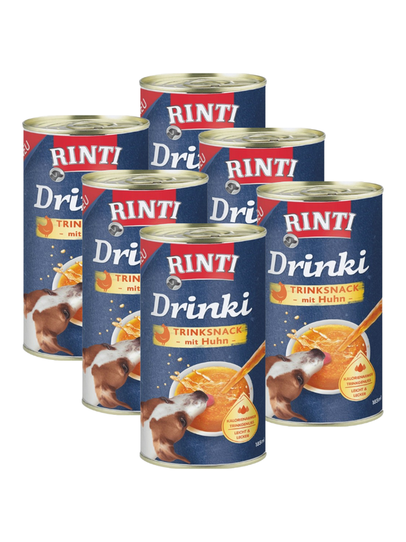 Rinti Drinki z kurczakiem dla psów 6x185ml