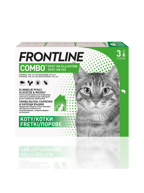 FRONTLINE Combo Spot-On koty pipeta (3x0,5ml)