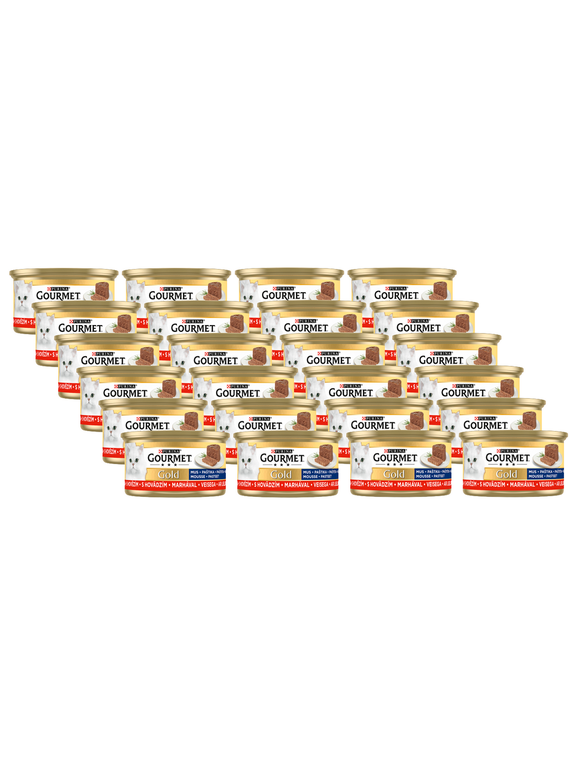 Purina Gourmet Gold mus z wołowiną 24x85g