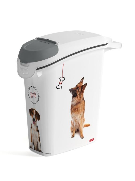 CURVER PetLife  pojemnik do przechowywania żwirku lub karmy 10kg/23l 23,2x49,7x50,3